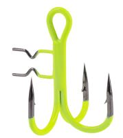 Mikado Trojháčiky Jaws Vertical UV Fluo 4 ks - 3/0