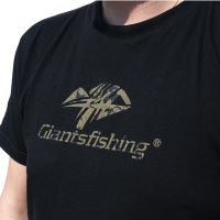 Giants Fishing Tričko Pánske Čierne Camo Logo (2)