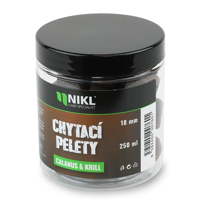Nikl chytacie pelety calanus & krill 250 m - 10 mm