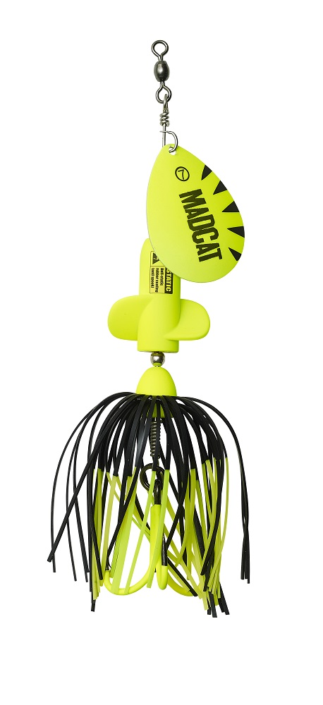 Madcat blyskáč a-static screaming spinner fluo yellow uv