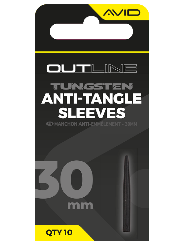 Avid carp prezleky proti zamotaniu outline tungsten anti-tangle sleeve - 30 mm