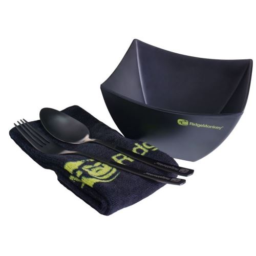 RidgeMonkey Jedálenská Sada SQ DLX Bowl SET
