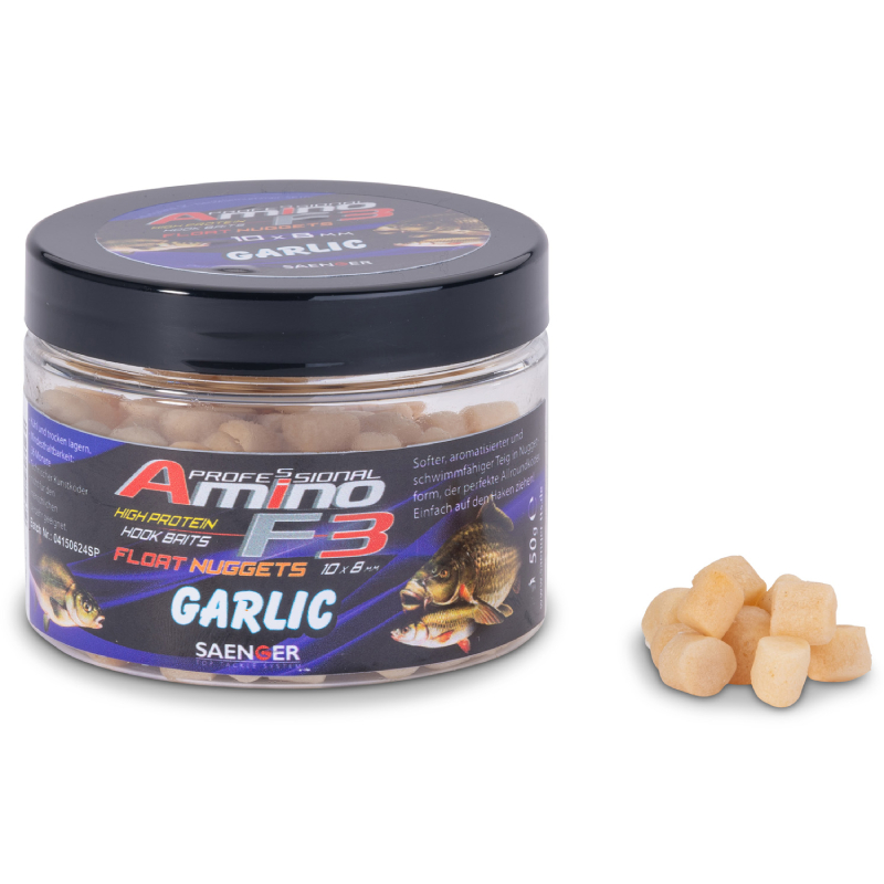E-shop Saenger pávajúce nugetky amino f-3 mini 8x6 mm 50 g - cesnak