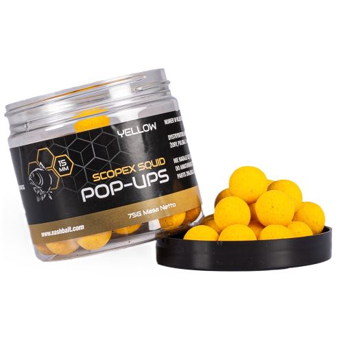 Nash Plávajúce Boilie Pop Ups Scopex Squid Yellow 75 g