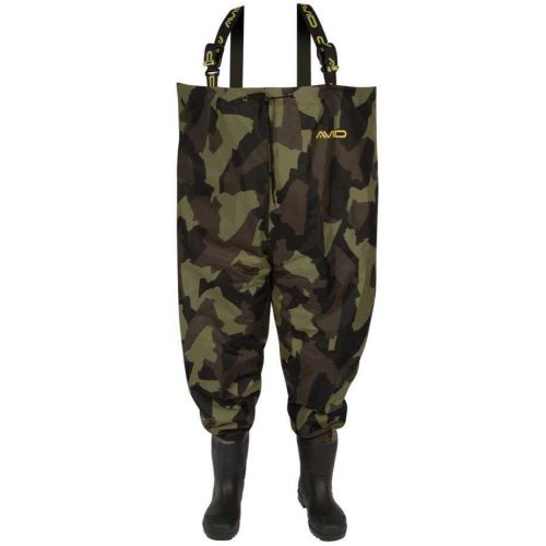 Avid Carp Prsačky Distortion Camo Chest Waders