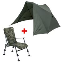 Mivardi Prístrešok Quick Set + Kreslo Camocode Express