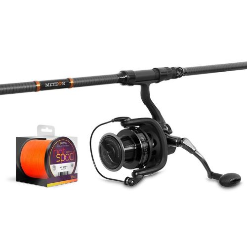 Delphin Spodový Set SPODCarp Prút 3,9 m 5 lb + Navijak Corzar 3T + Šnúra 0,14 mm