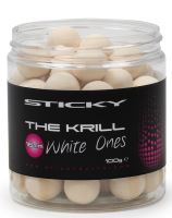 Sticky Baits Plávajúce Boilies The Krill Pop-Ups White Ones 100 g-14 mm