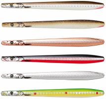 Savage Gear Line Thru Sandeel Nail Black Red - 10 cm 16 g (2)