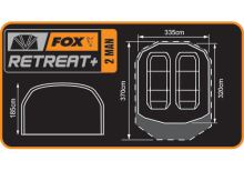 Fox Bivak Retreat+ 2 Man Dome Including Inner S Vnútornou Spálňou (2)
