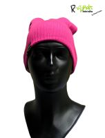 R-spekt Detská čiapka PomPom DUO beanie ružová (3)