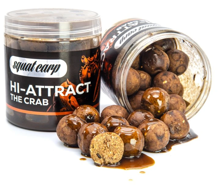 Squat carp boilies v dipe hi-attract the crab 220 g - 24 mm