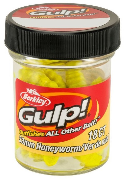 Berkley umelé nástrahy gulp honey worm-honey yellow 3,3 cm