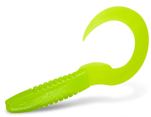 Delphin gumová nástraha twistax  eel tail uvs greench 5 ks - 15 cm