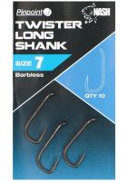 Nash Háčiky Twister Long Shank Barbless Bez Protihrotu 10 ks (1)