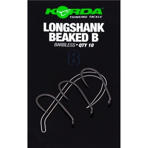 Korda Háčiky Longshank Beaked Barbless 10 ks