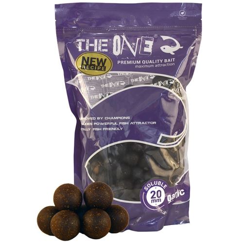 The One Boilies Rozpustné Purple Soluble Krab Čučoriedka 1 kg