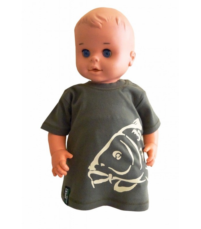 R-spekt baby tričko khaki - 6-12 mes