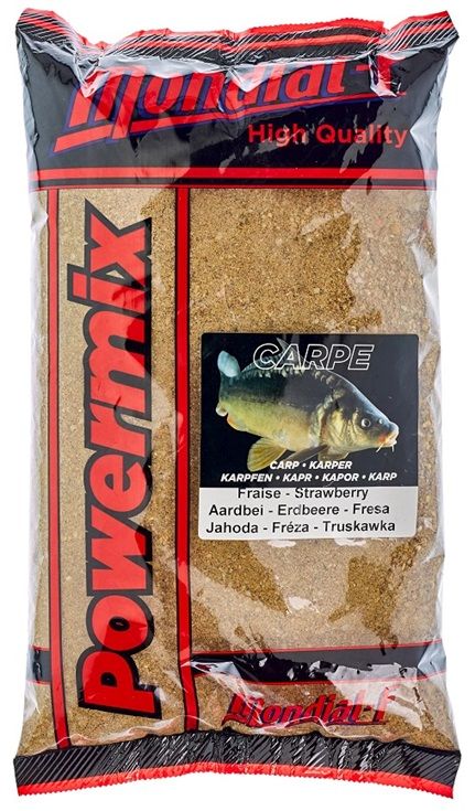 Mondial f krmítková zmes powermix carp 1 kg-jahoda