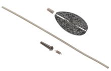 Mivardi Sada Rýchlovýmenných Method Krmítok QMR Flat XL Long 50 g + 60 g + Formička (5)