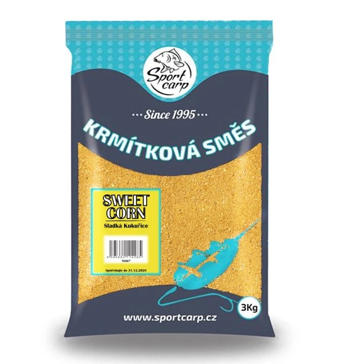 Sportcarp krmítková zmes 3 kg - sweet corn