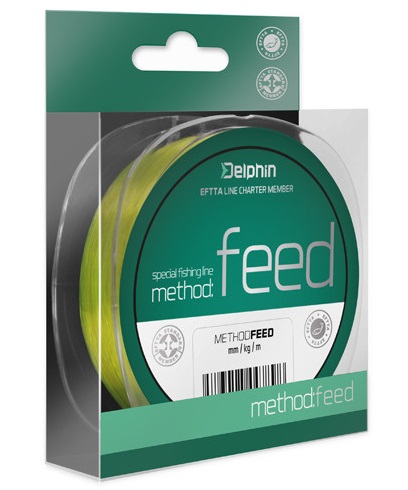 Delphin vlasec method feed žltá 300 m-priemer 0,14 mm / nosnosť 4 lb