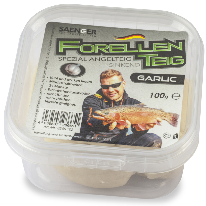E-shop Saenger cesto na pstruhov 100 g - garlic