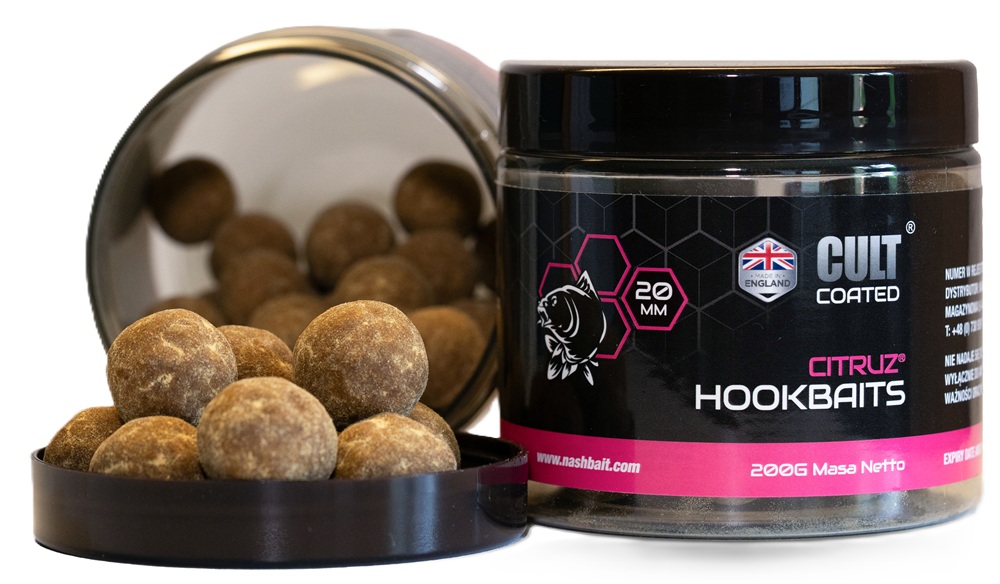 E-shop Nash boilie signal coated hookbaits citruz - 24 mm 12 ks