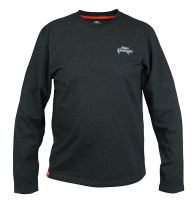 Fox Rage Tričko Black Marl Tee Long Sleeve (1)