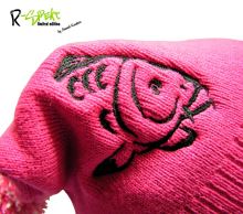 R-spekt Detská čiapka PomPom DUO beanie ružová (9)