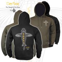 Vass Mikina Carp Rising Hoodie Black (6)