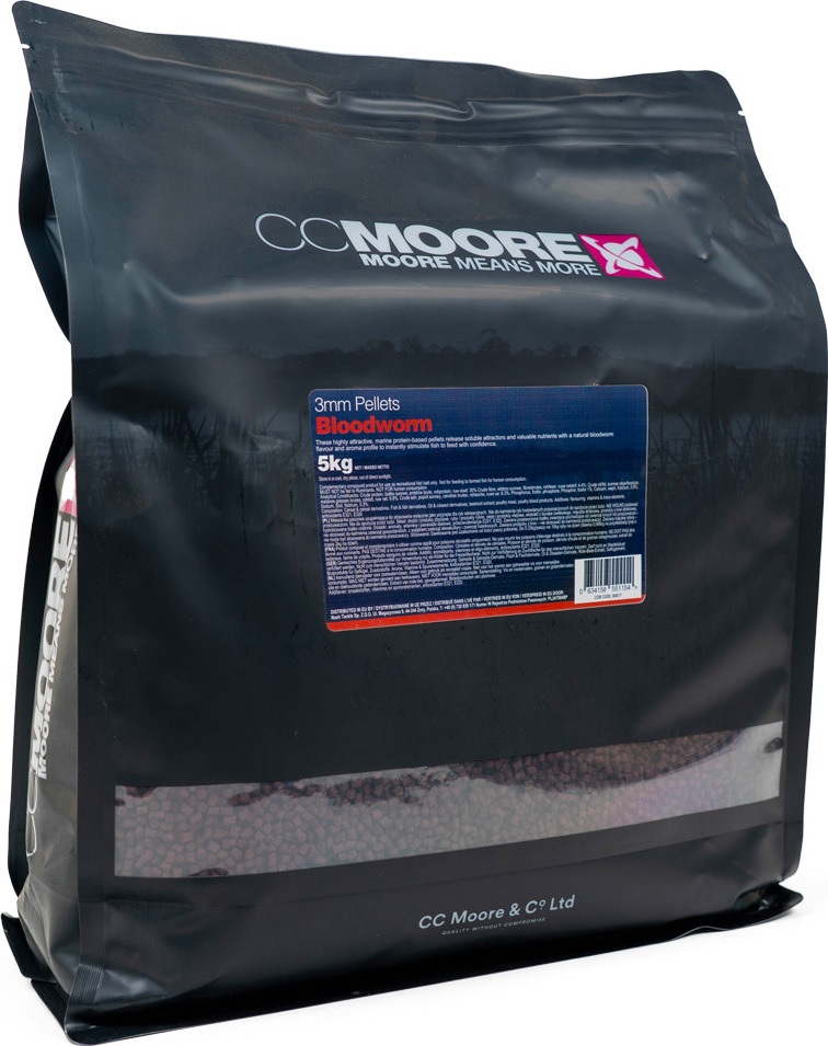 E-shop Cc moore pelety bloodworm - 5 kg 3 mm