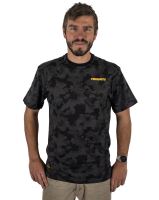 Mikbaits Tričko Black Camou - 4XL