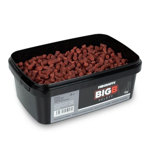 Mikbaits Pelety BigB Broskyňa Black Pepper 700 g 6 mm