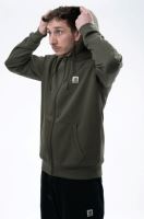 Nash Mikina Make It Happen Badge Zipped Hoody Green (4)