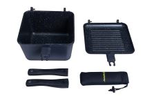 RidgeMonkey Panvica Connect Deep Pan and Griddle XL Granite Edition (1)