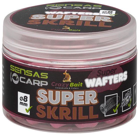 Sensas wafters super 80 g 8 mm - skrill