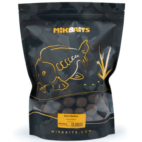 Mikbaits Boilie Catfish Pečeň Halibut 1 kg