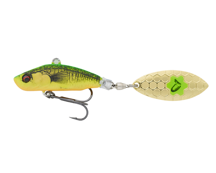 Savage gear 3d sticklebait tailspin sinking firetiger - 6,5 cm 9 g