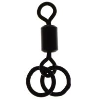 Gardner Obratlík S Dvomi Krúžkami Dual Ring Swivels 10 ks Veľkosť 8