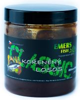 Emersfish Boilie Classic V Dipe Korenený Losos 20 mm 200 ml
