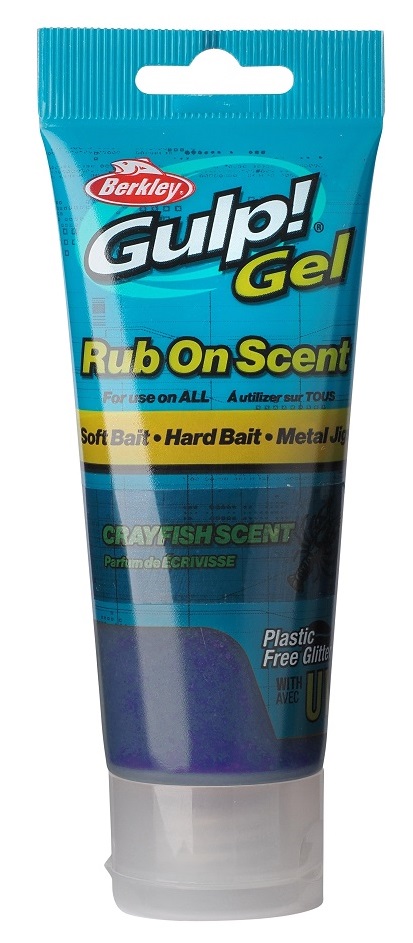 Berkley powerbait gulp! gel 80 ml - crayfish blue black flake