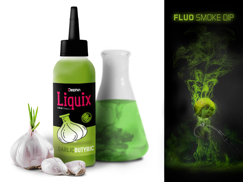 E-shop Delphin fluo dip d snax liquix 100 ml - cesnak butyric
