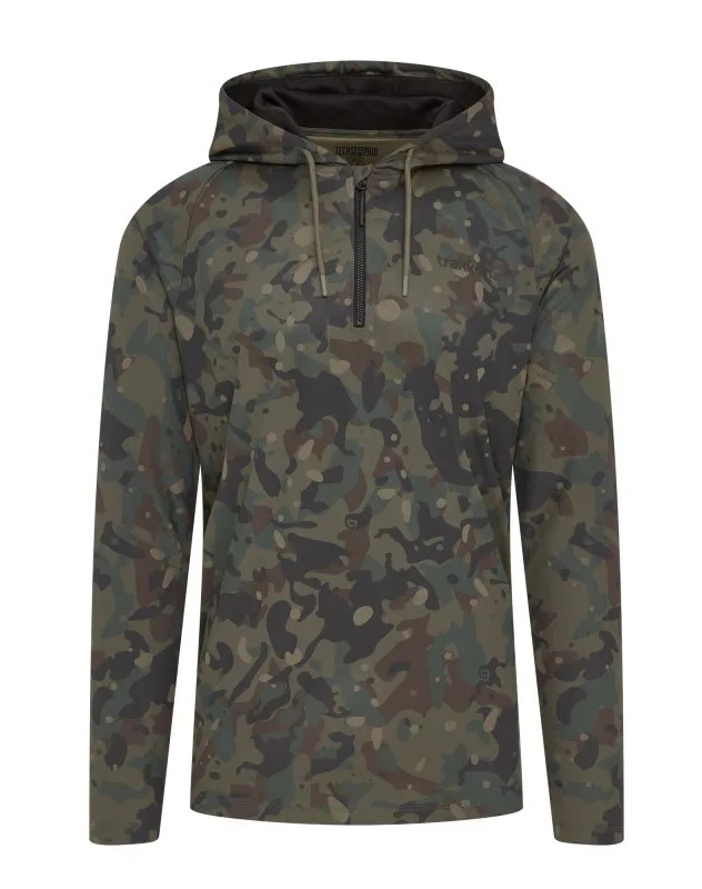 Trakker tričko camo uv hooded shirt - xl