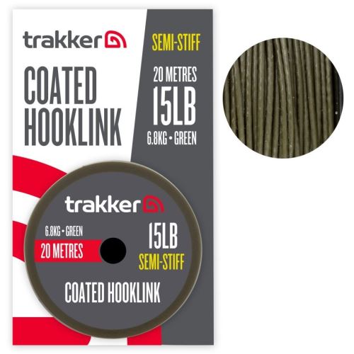 Trakker Náväzcová Šnúra Semi Stiff Coated Hooklink 20 m