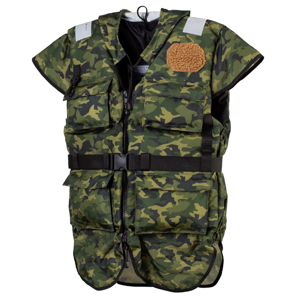 Kolibri plávajúca vesta aquarius camo plus fishing - veľkosť xxl