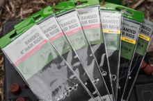 Korum Náväzec Banded Hair Rigs Barbed 8 ks Dĺžka 4" (4)