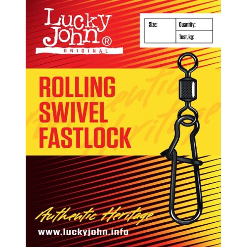 LUCKY JOHN Karabínka Rolling Swivel Fast Lock