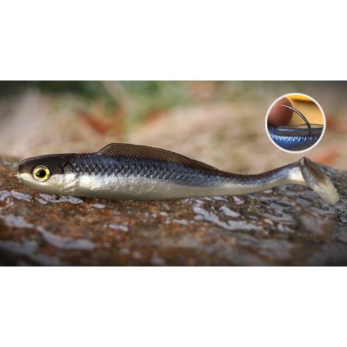 RedBass Gumová Nástraha Ripper Kicker Brown/Silver