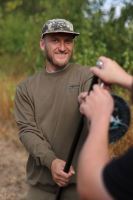 Korda Tričko s Dlhým Rukávom Patch Crewneck Dark Olive (2)